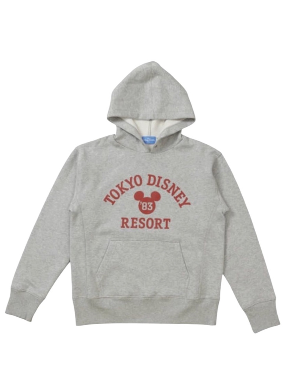 Tokyo Disney Resort Gray Resort Pullover Hoodie Japanese Sizing